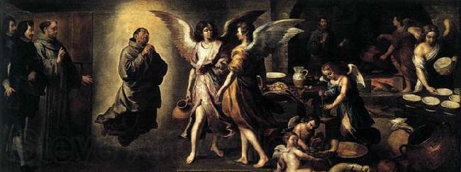 MURILLO, Bartolome Esteban Angels- Kitchen